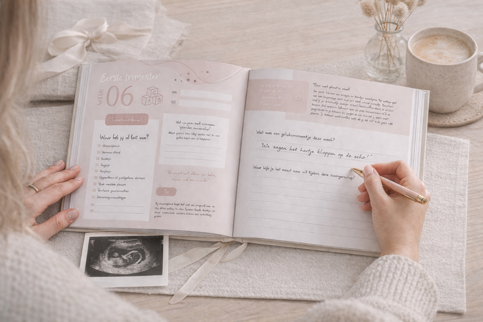 Zwangerschapsdagboek voor 9 Maanden Invulboek - Afbeelding 8