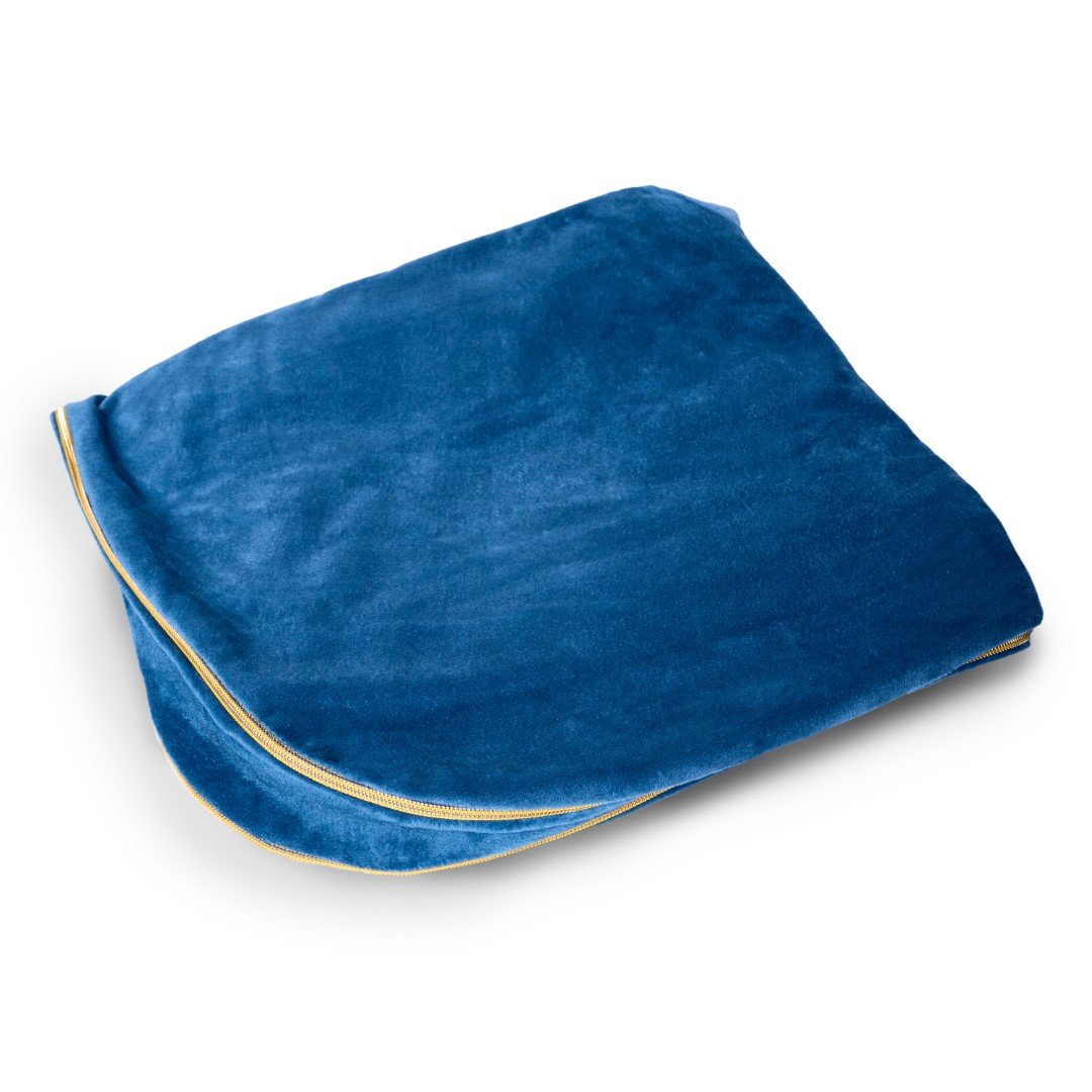 Telano zwangerschapskussen hoes XXL Blauw Velvet