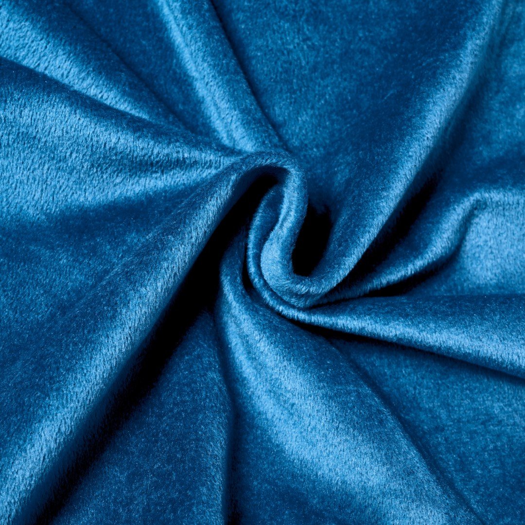 Extra hoes blauw velvet