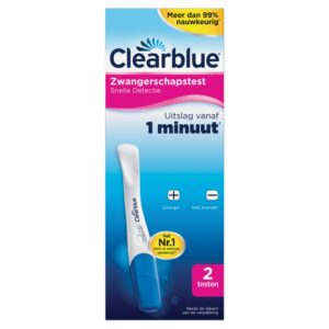 Clearblue zwangerschapstest snelle detectie 2 stuks